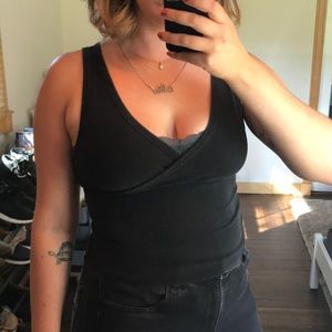 Cross Front Crop Top